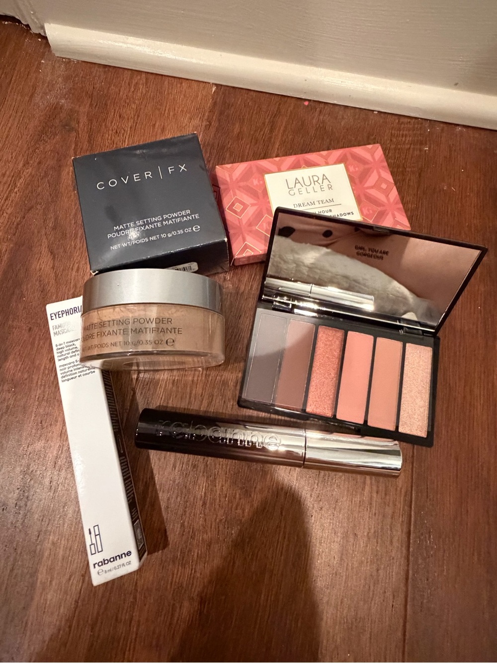 Mixed makeup products